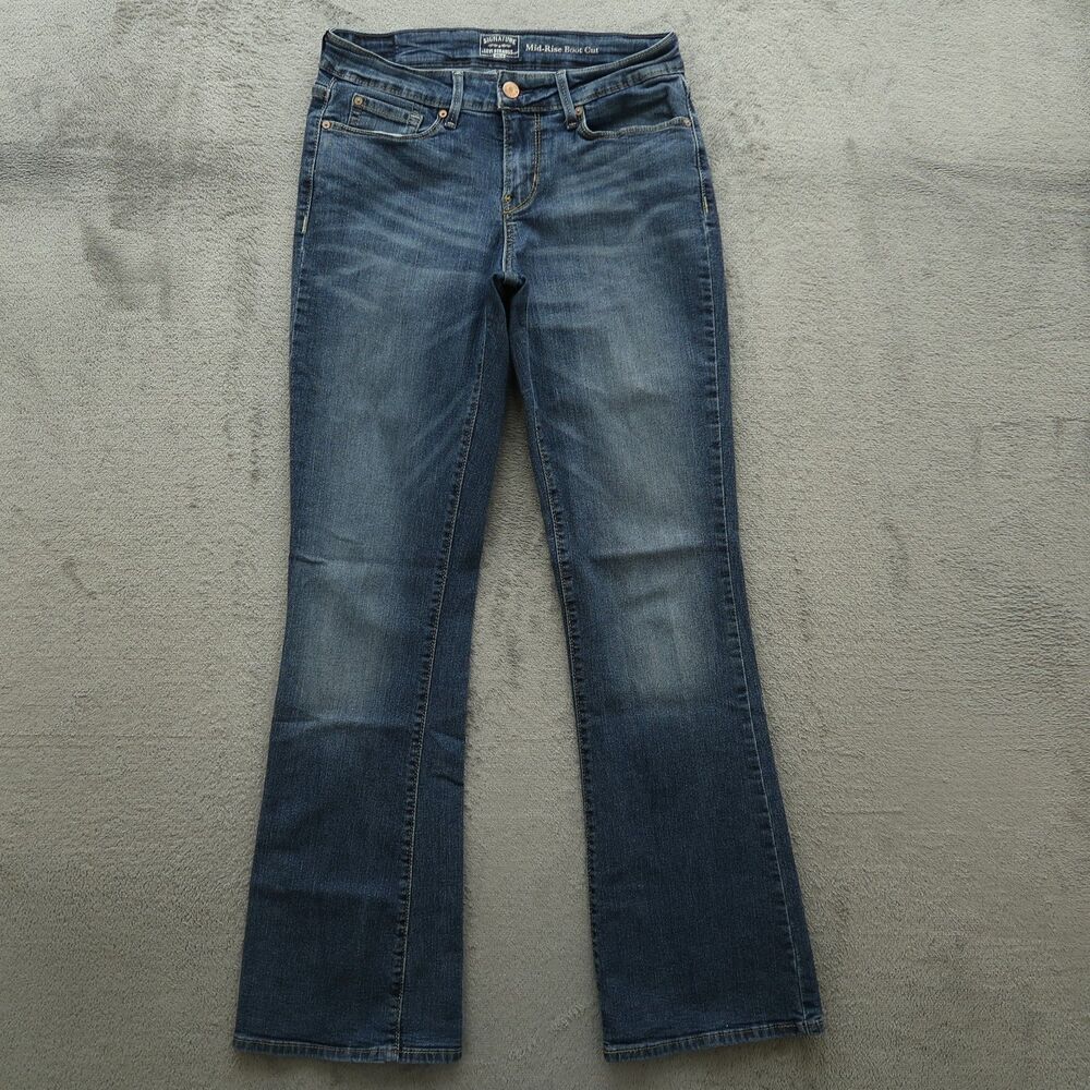 Levi's Gold Signature Jeans Women's Size 4M Mid-Rise Bootcut Denim 31" Inseam